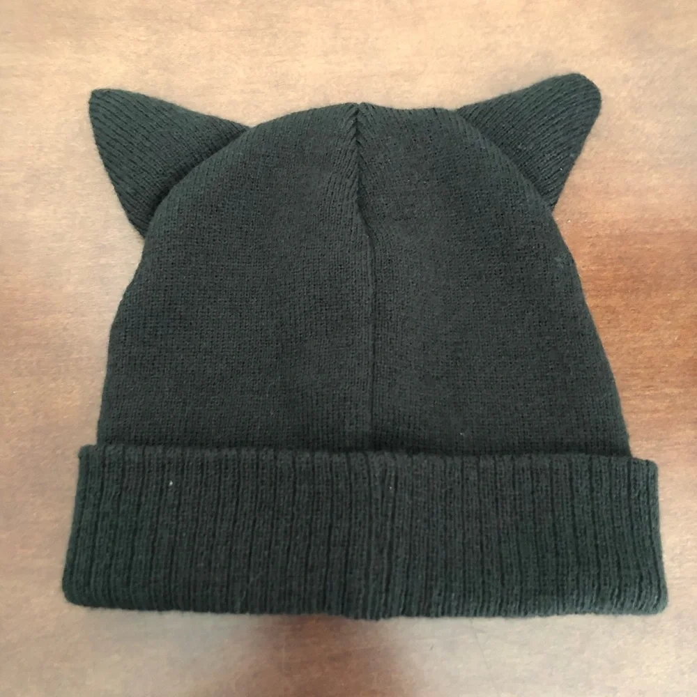 Emily Strange x Dolls Kill Miles Kitty Beanie - Picture 2 of 4
